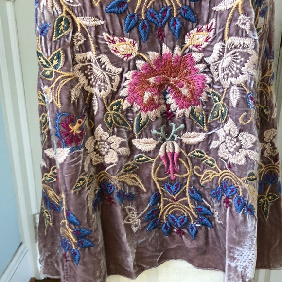 Johnny Was Simone Velvet Swing Tank - Picture 3 of 7